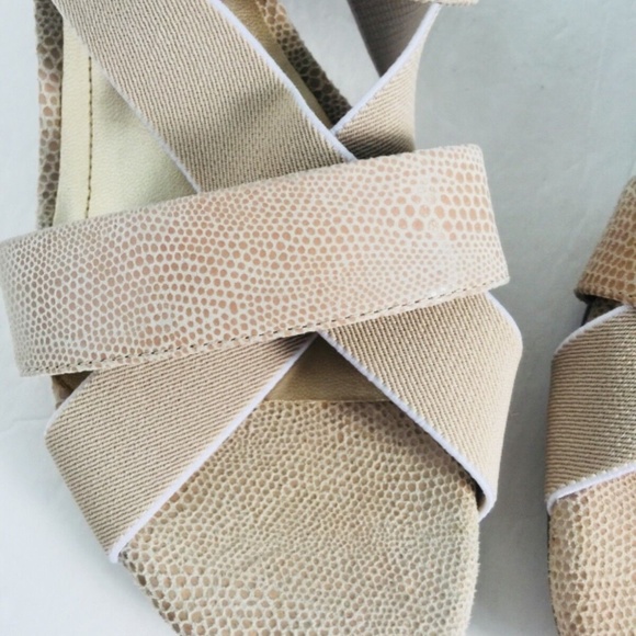 Ros Hommerson Wynona Comfort Women’s Nude Strap Wedge Sandals Size 9N - Picture 7 of 11